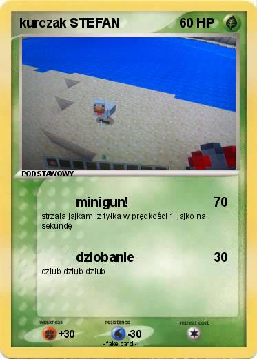 Pokemon kurczak STEFAN