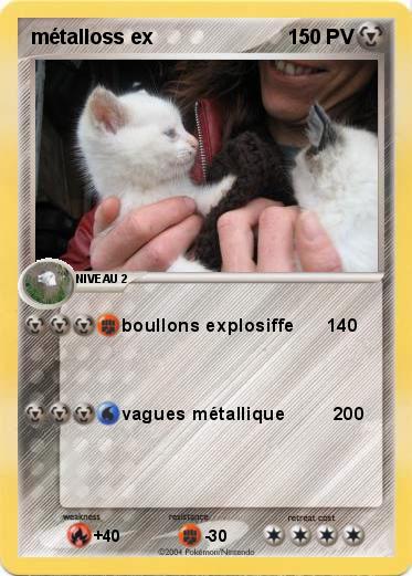 Pokemon métalloss ex