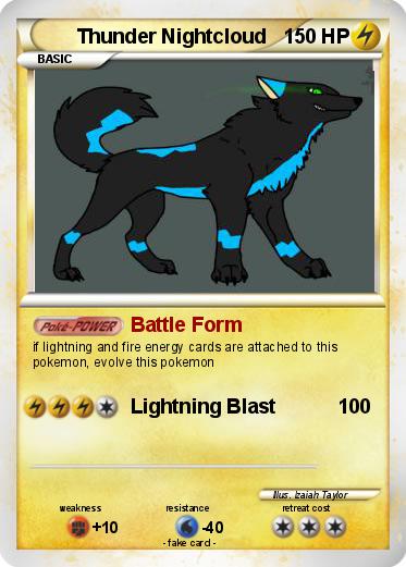 Pokemon Thunder Nightcloud