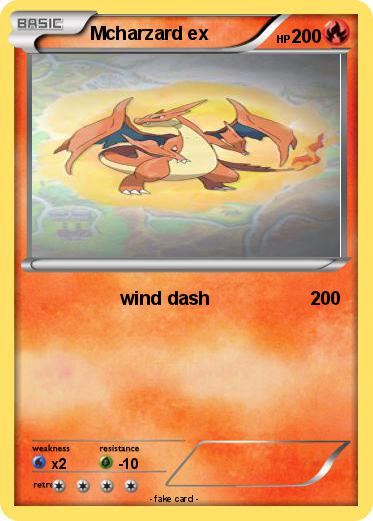 Pokemon Mcharzard ex