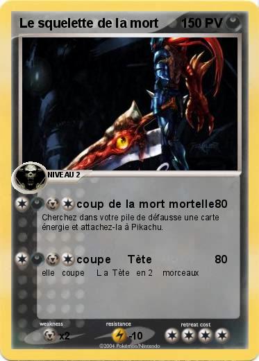 Pokemon Le squelette de la mort