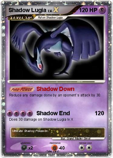Pokemon Shadow Lugia