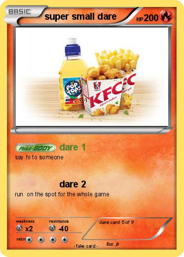 Pokemon super small dare