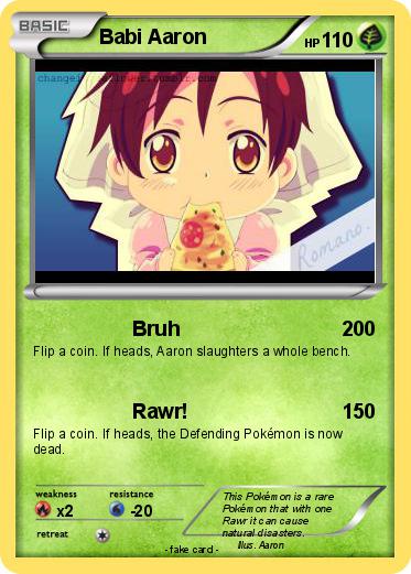 Pokemon Babi Aaron