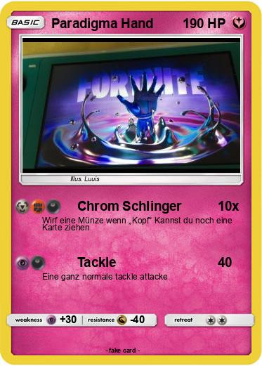 Pokemon Paradigma Hand
