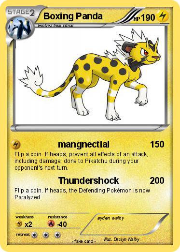 Pokemon Boxing Panda