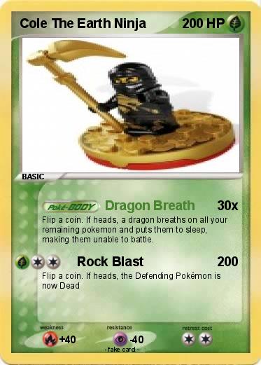 Pokemon Cole The Earth Ninja