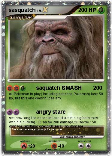 Pokemon sasquatch