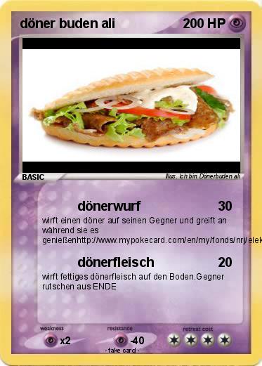Pokemon döner buden ali