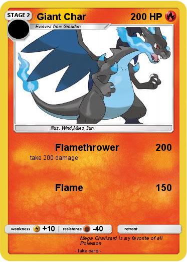 Pokemon Giant Char