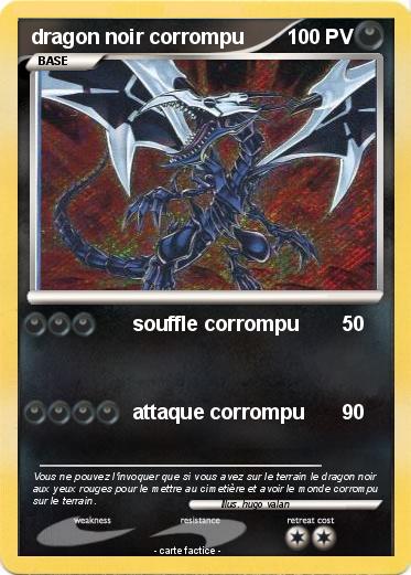 Pokemon dragon noir corrompu