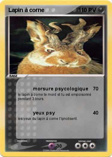 Pokemon Lapin à corne