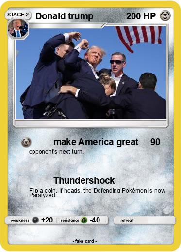 Pokemon Donald trump