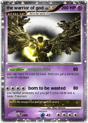 Pokemon the warrior of god