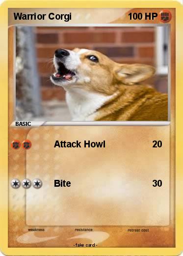 Pokemon Warrior Corgi