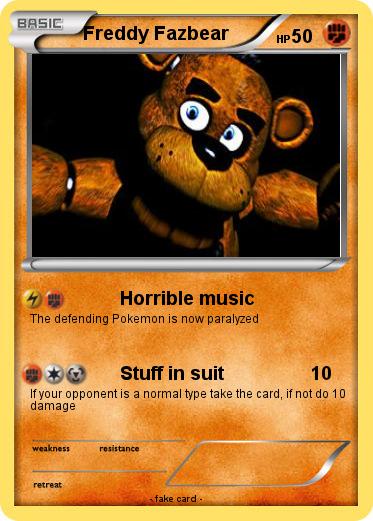 Pokemon Freddy Fazbear