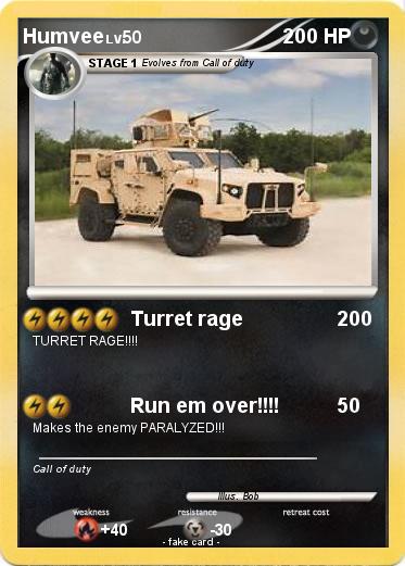 Pokemon Humvee