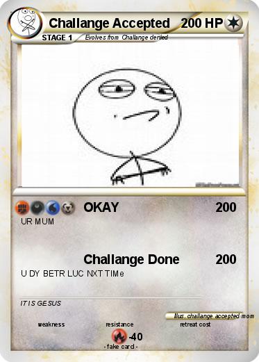 Pokemon Challange Accepted