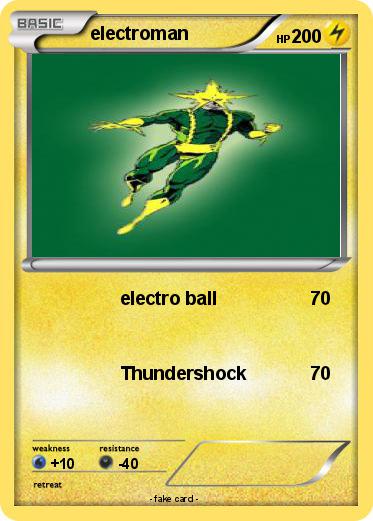 Pokemon electroman
