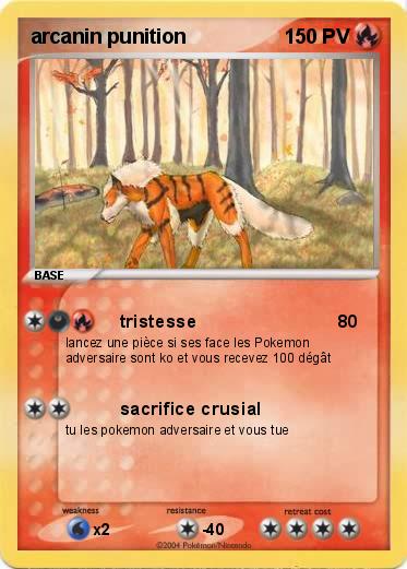 Pokemon arcanin punition