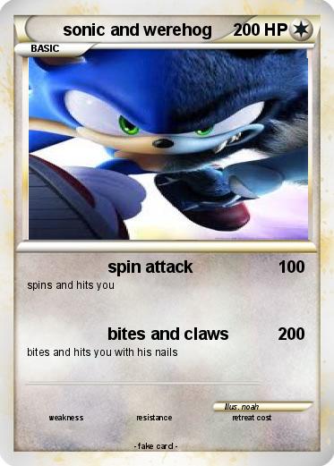 Pokemon sonic and werehog