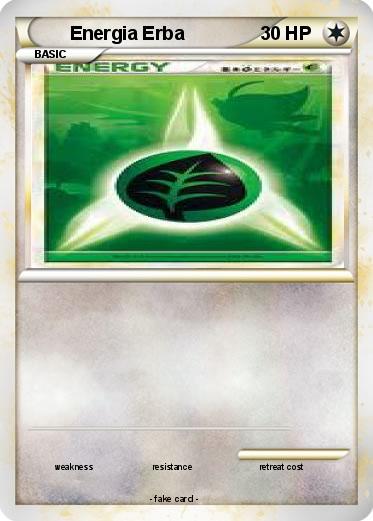 Pokemon Energia Erba
