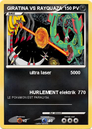 Pokemon GIRATINA VS RAYQUAZA