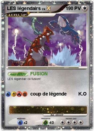 Pokemon LES légendairs