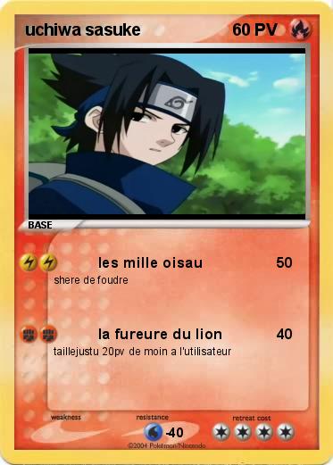 Pokemon uchiwa sasuke 