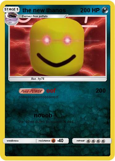 Pokemon the new thanos