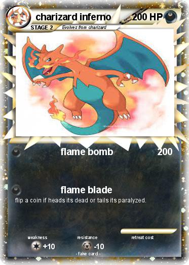 Pokemon charizard inferno