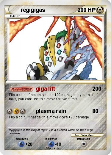 Pokemon regigigas