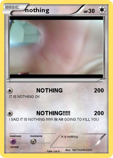 Pokemon nothing
