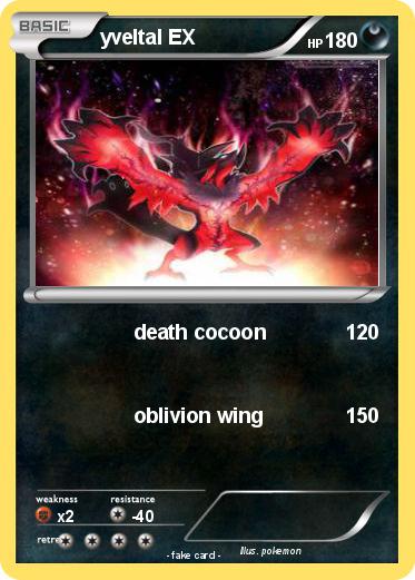 Pokemon yveltal EX
