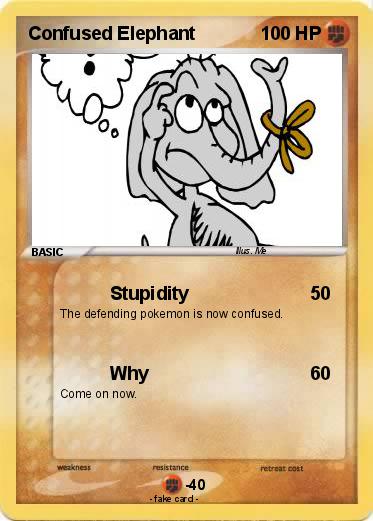 Pokemon Confused Elephant