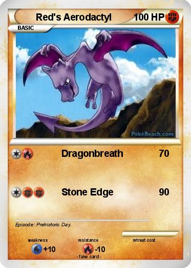 Pokemon Red's Aerodactyl