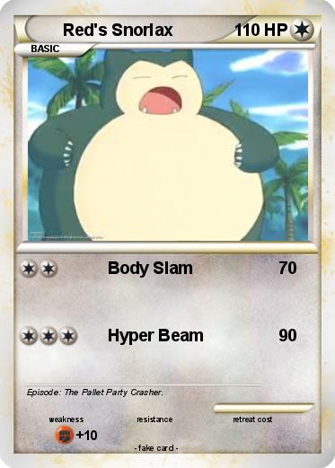 Pokemon Red's Snorlax