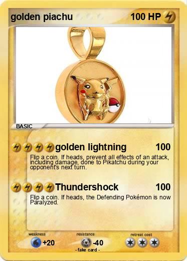 Pokemon golden piachu