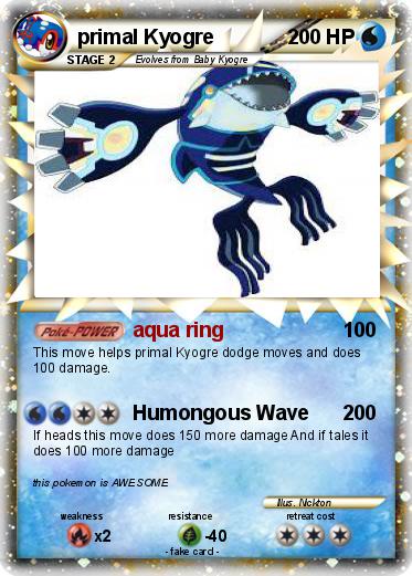 Pokemon primal Kyogre