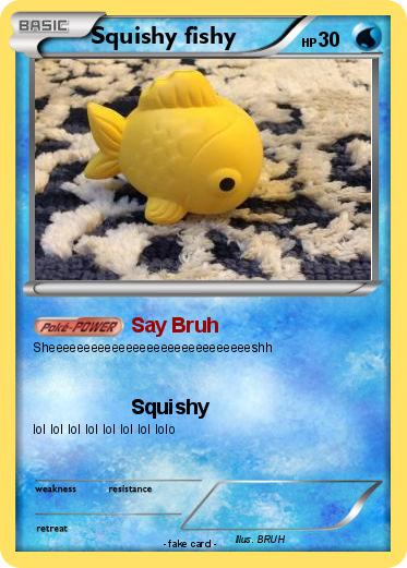 Pokemon Squishy fishy
