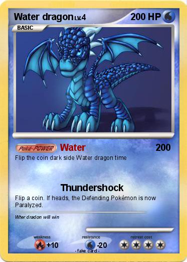 Pokemon Water dragon
