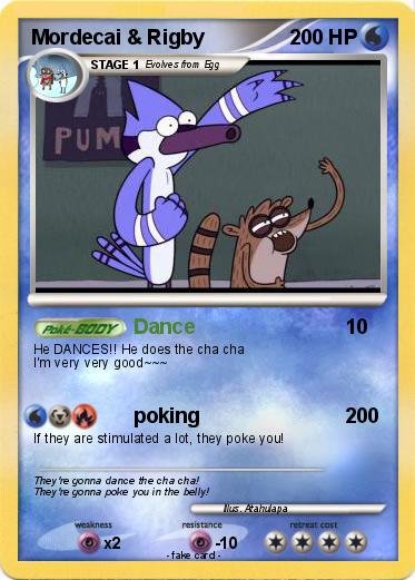 Pokemon Mordecai & Rigby