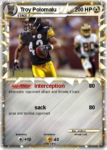 Pokemon Troy Polomalu