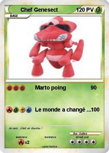 Pokemon Chef Genesect