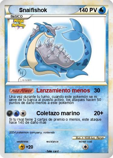 Pokemon Snaifishok