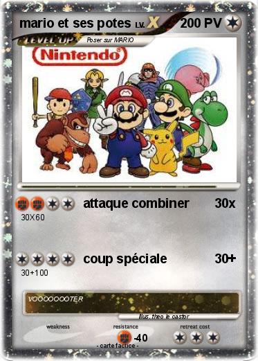 Pokemon mario et ses potes