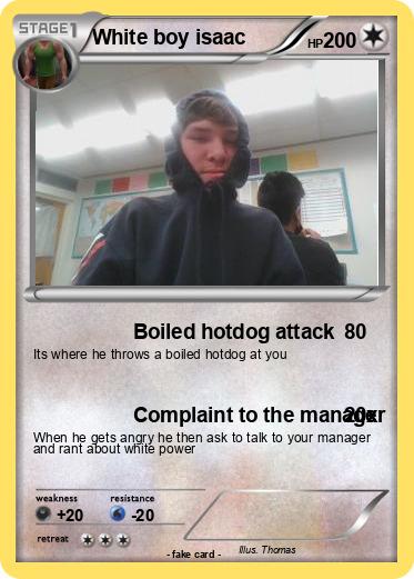 Pokemon White boy isaac