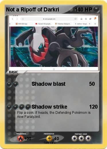 Pokemon Not a Ripoff of Darkri