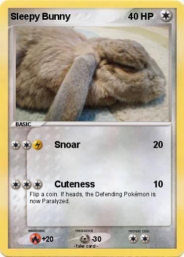 Pokemon Sleepy Bunny