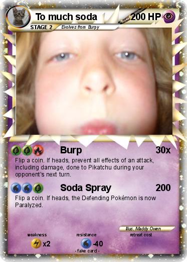 Pokemon To much soda
